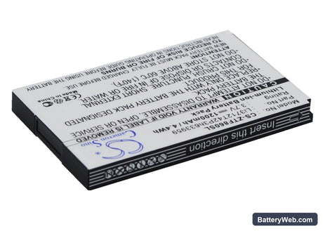 ZTE E700 F860 F868 F866 Replacement Battery, 3.7V, 1200mAh, Li-ion 3
