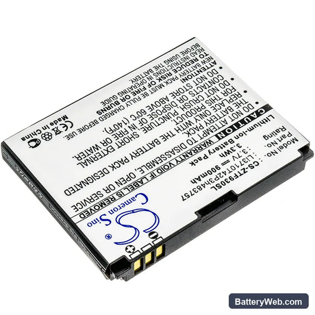 T-Mobile Aspect Replacement Battery, 3.7V, 900mAh, Li-ion 2