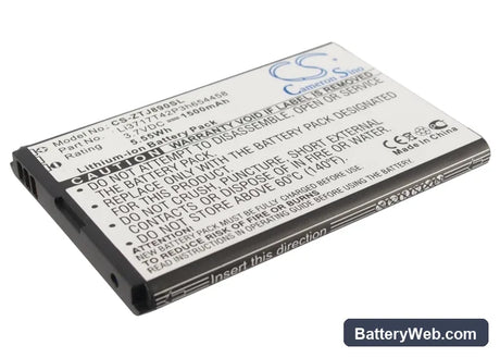 Verizon Jetpack 890L Replacement Battery, 3.7V, 1500mAh, Li-ion 1