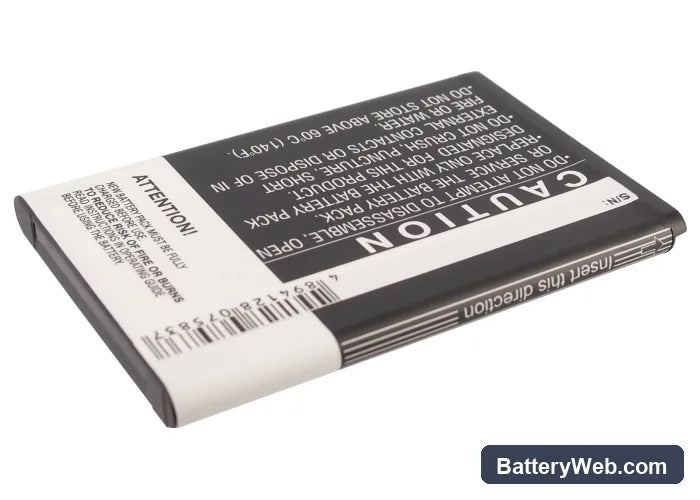 Verizon Jetpack 890L Replacement Battery, 3.7V, 1750mAh, Li-ion 3