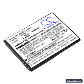 ZTE Blade L130 Replacement Battery, 3.7V, 1450mAh, Li-Polymer 1