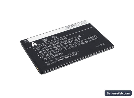 ZTE Blade L3 Replacement Battery, 3.8V, 2000mAh, Li-ion 4