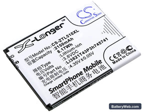 NOS Novu II Replacement Battery, 3.8V, 2150mAh, Li-ion 1
