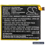 ZTE Mono MO-01J Replacement Battery, 3.8V, 2400mAh, Li-Polymer 3