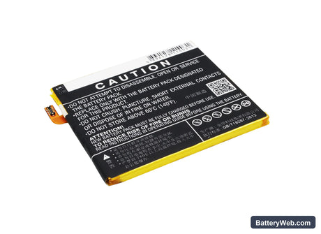 ZTE ZMAX Replacement Battery, 3.8V, 3400mAh, Li-Polymer 3