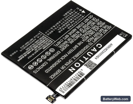 ZTE Nubia Z11 Replacement Battery, 3.85V, 3000mAh, Li-Polymer 3