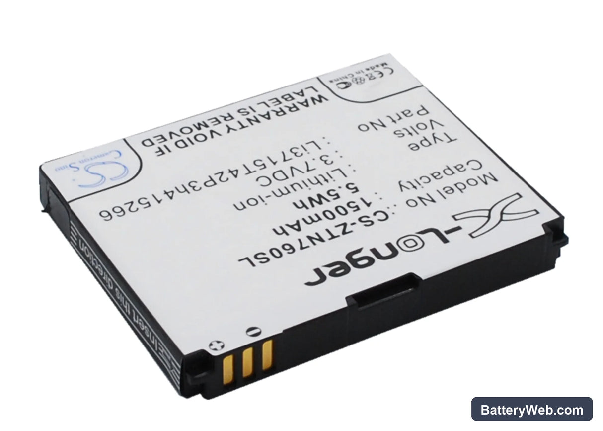 USCellular Director Replacement Battery, 3.7V, 1500mAh, Li-ion 2