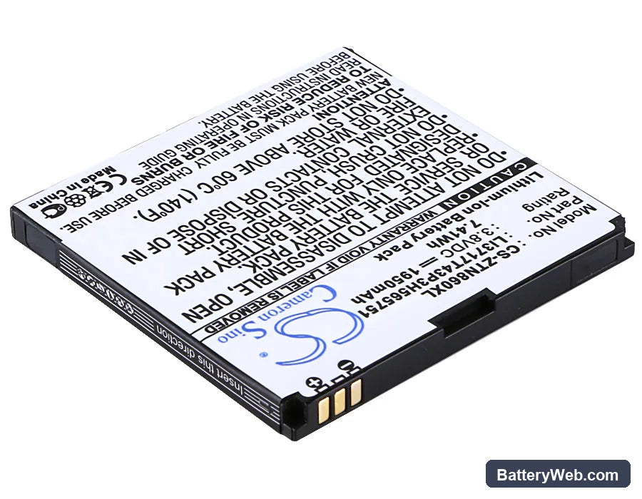 MetroPCS Anthem 4G Replacement Battery, 3.8V, 1950mAh, Li-ion 2