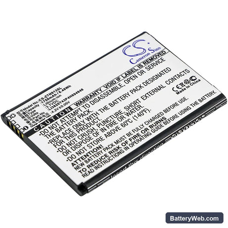 ZTE N9136 Replacement Battery, 3.7V, 1750mAh, Li-ion 1