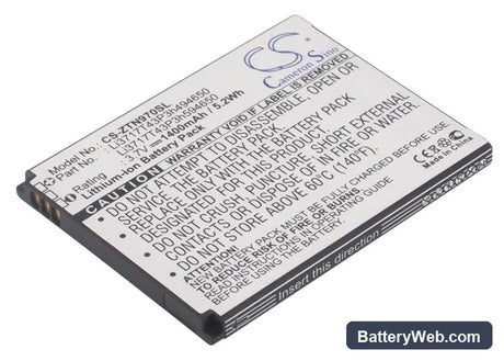 SRF StarAddict 2 Plus Replacement Battery, 3.7V, 1400mAh, Li-ion 1
