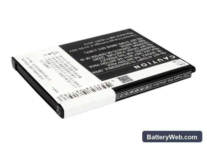 Virgin Mobile AWE Replacement Battery, 3.7V, 1600mAh, Li-ion 4