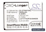 Virgin Mobile AWE Replacement Battery, 3.7V, 1600mAh, Li-ion 5