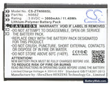 ZTE N988Z Replacement Battery, 3.8V, 3000mAh, Li-Polymer 5