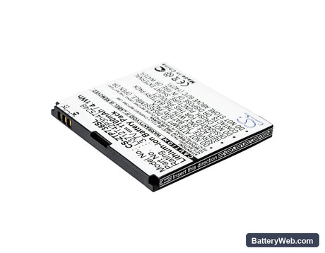 Orange San Francisco II Replacement Battery, 3.7V, 1100mAh, Li-ion 2