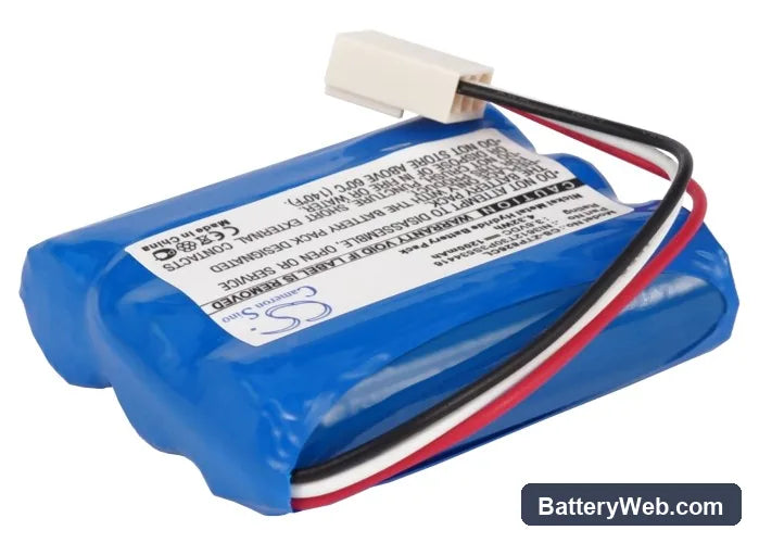 ZTE WP826 Replacement Battery, 3.6V, 1200mAh, Ni-MH 2
