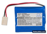 ZTE WP826 Replacement Battery, 3.6V, 1200mAh, Ni-MH 5