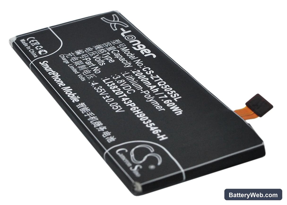 Original Blade Apex 2 Replacement Battery, 3.8V, 2000mAh, Li-Polymer 1