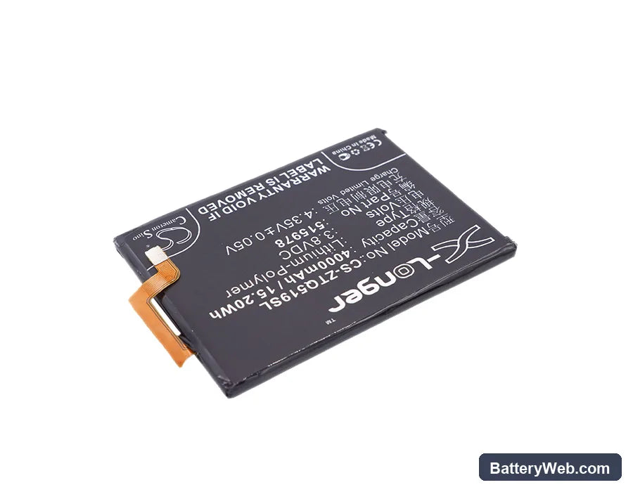 ZTE Q519C Replacement Battery, 3.8V, 4000mAh, Li-Polymer 2