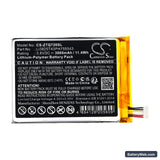 ZTE SRQ-V72M Replacement Battery, 3.8V, 3000mAh, Li-Polymer 3