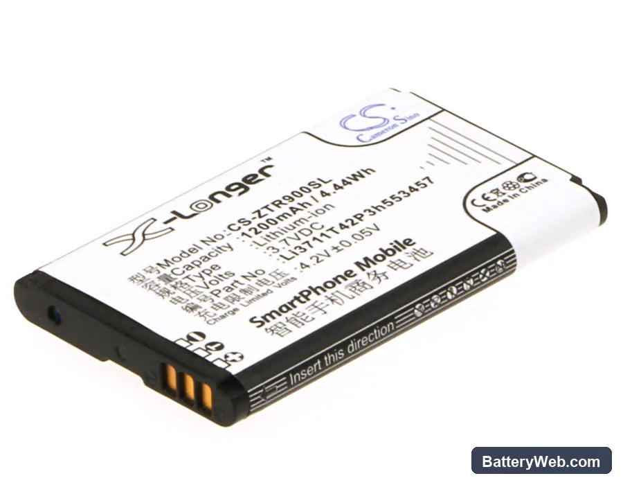 Telstra R90 Tough Replacement Battery, 3.7V, 1200mAh, Li-ion 1