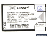 Telstra R90 Tough Replacement Battery, 3.7V, 1200mAh, Li-ion 5