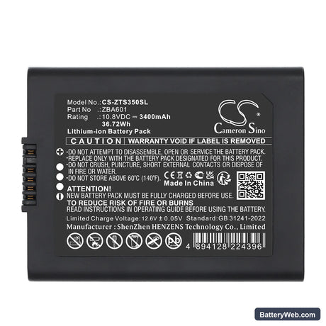 GeoMax Zenith 35 GPS GNSS Replacement Battery, 10.8V, 3400mAh, Li-ion 5