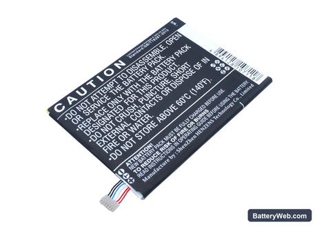 ZTE Blade S6 Lux Dual SIM Replacement Battery, 3.8V, 3000mAh, Li-Polymer 3