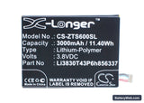 ZTE Blade S6 Lux Dual SIM Replacement Battery, 3.8V, 3000mAh, Li-Polymer 5