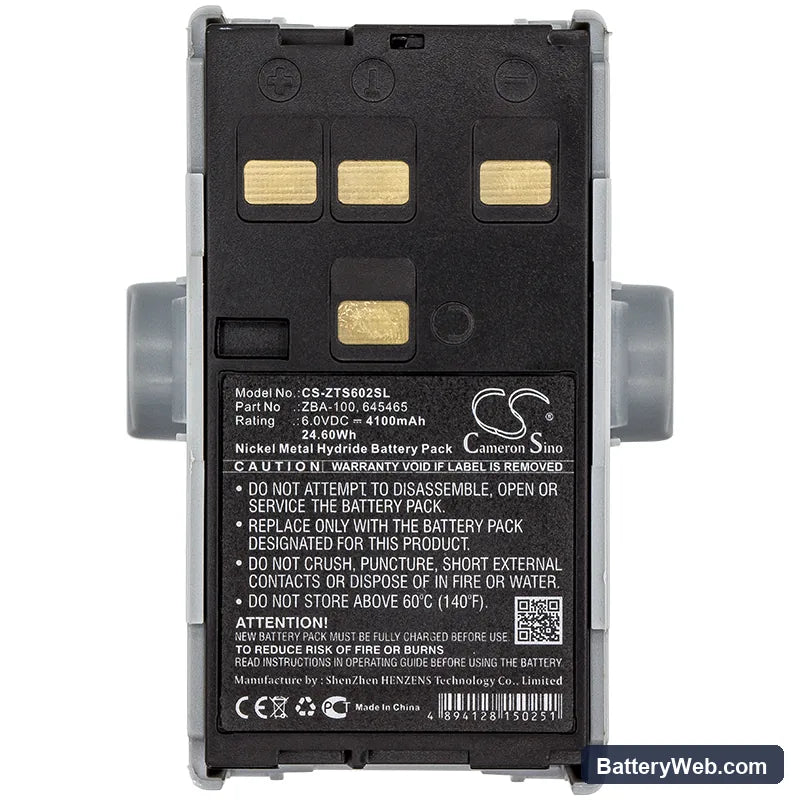 GeoMax ZTS 602LR Replacement Battery, 6V, 4100mAh, Ni-MH 5