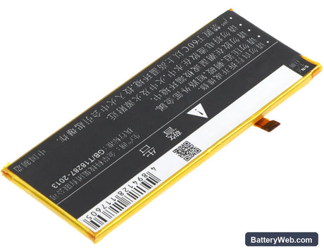 ZTE Blade S7 Replacement Battery, 3.8V, 2500mAh, Li-Polymer 4