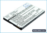 ZTE X876 Replacement Battery, 3.7V, 1400mAh, Li-ion 1
