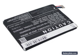 Telstra Tough Max Replacement Battery, 3.8V, 2500mAh, Li-Polymer 4