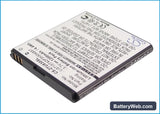 AT&T Z922 Replacement Battery, 3.7V, 1200mAh, Li-ion 1