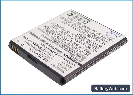 AT&T Z922 Replacement Battery, 3.7V, 1200mAh, Li-ion 1