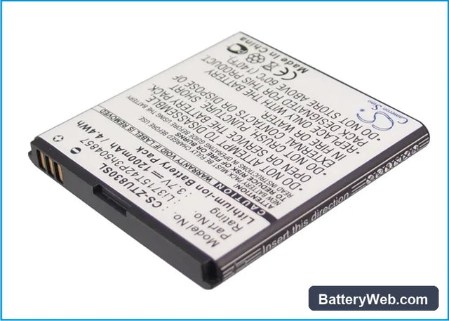 AT&T Z922 Replacement Battery, 3.7V, 1200mAh, Li-ion 1