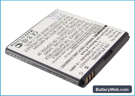 AT&T Z922 Replacement Battery, 3.7V, 1200mAh, Li-ion 4