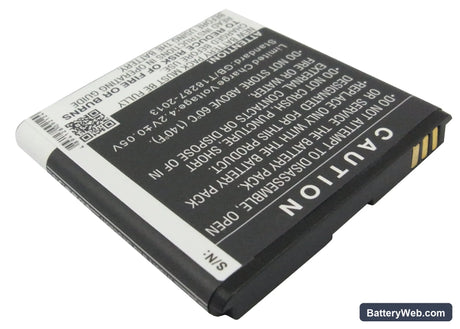 ZTE Z768G Replacement Battery, 3.7V, 1500mAh, Li-ion 3