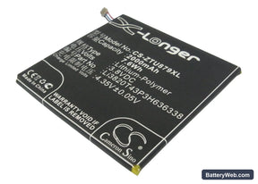 ZTE U879 Replacement Battery, 3.8V, 2000mAh, Li-Polymer 1