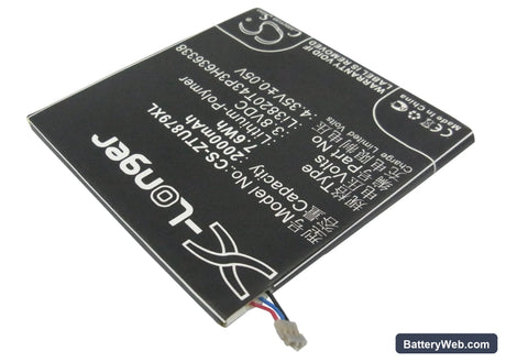 ZTE U879 Replacement Battery, 3.8V, 2000mAh, Li-Polymer 2