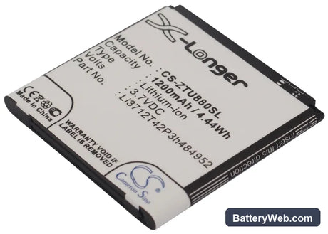 Amazing A3 Replacement Battery, 3.7V, 1200mAh, Li-ion 2