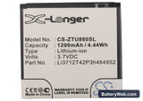 Amazing A3 Replacement Battery, 3.7V, 1200mAh, Li-ion 5
