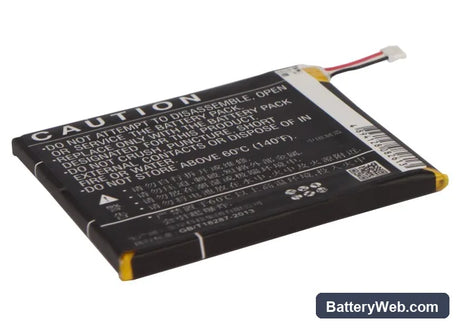 ZTE U950 Replacement Battery, 3.7V, 2000mAh, Li-Polymer 3