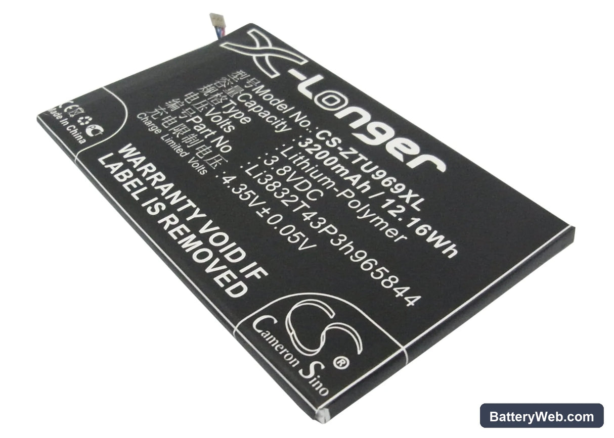 BoostMobile MAX Replacement Battery, 3.8V, 3200mAh, Li-Polymer 1
