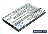 ZTE V190 Replacement Battery, 3.7V, 600mAh, Li-ion 2