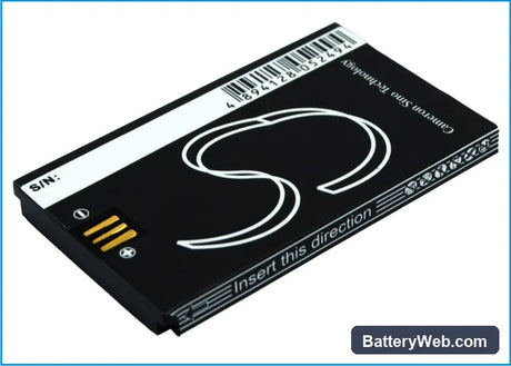ZTE V190 Replacement Battery, 3.7V, 600mAh, Li-ion 3