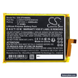 ZTE Blade V40S Replacement Battery, 3.87V, 4400mAh, Li-Polymer 3