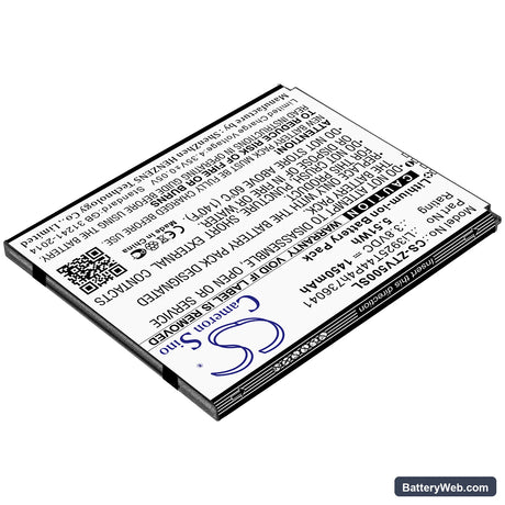 ZTE Blade Vantage Replacement Battery, 3.8V, 1450mAh, Li-ion 2