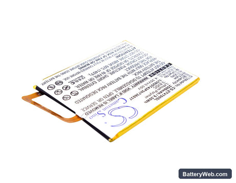 ZTE V7 Replacement Battery, 3.8V, 2500mAh, Li-Polymer 2