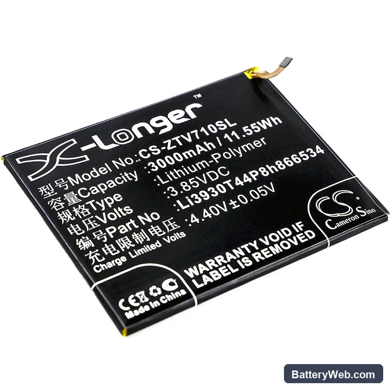 ZTE Blade V7 Max Replacement Battery, 3.85V, 3000mAh, Li-Polymer 1