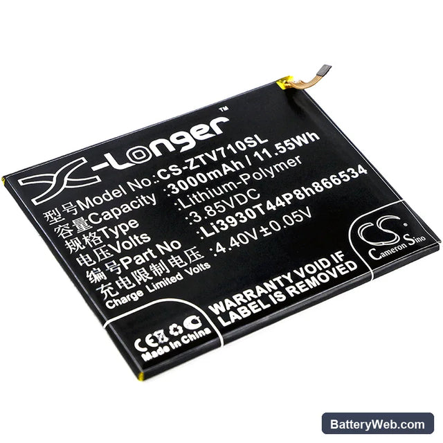 ZTE Blade V7 Max Replacement Battery, 3.85V, 3000mAh, Li-Polymer 1
